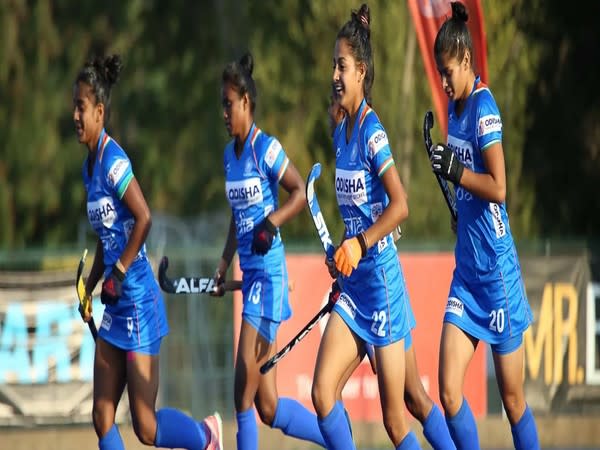 Indian Junior Women's Hockey Team defeated the Chile Senior Women's Team 2-1 (Photo/ Hockey India website) 