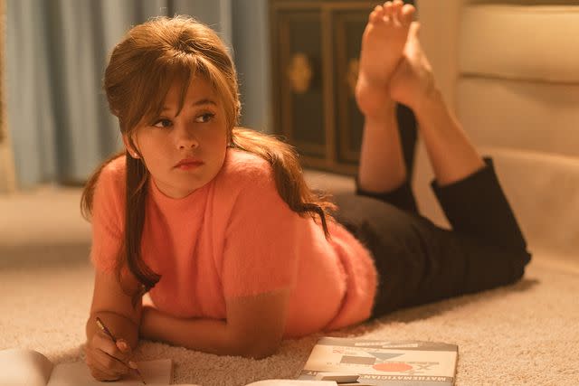 <p>Sabrina Lantos/A24</p> Cailee Spaeny in 'Priscilla'