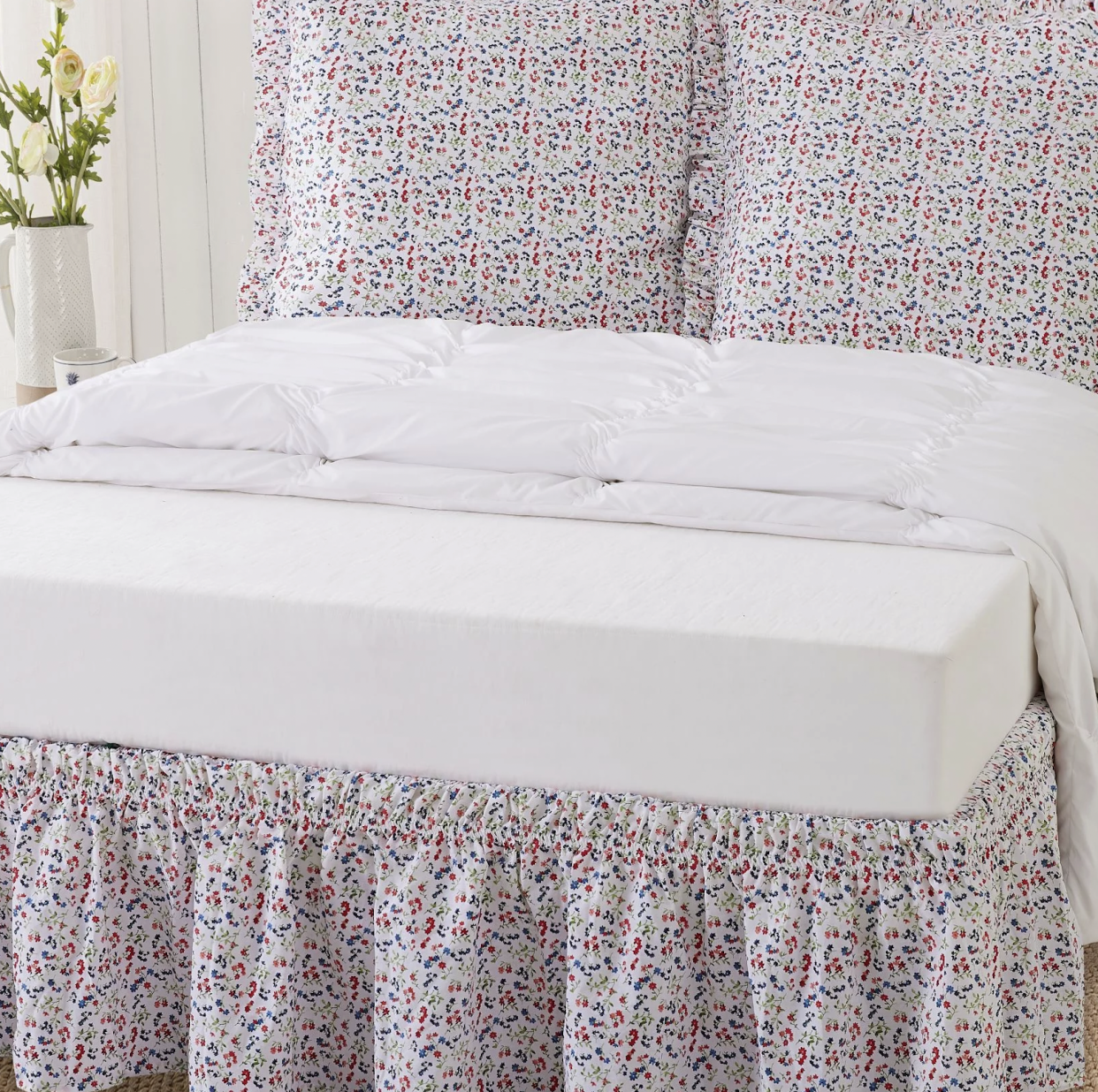 <p><a href="https://go.redirectingat.com?id=74968X1596630&url=https%3A%2F%2Fwww.walmart.com%2Fip%2FThe-Pioneer-Woman-Multi-Cotton-Wildflower-3-Piece-Bedskirt-and-Sham-Set%2F720458032&sref=https%3A%2F%2Fwww.thepioneerwoman.com%2Fproducts%2Fa60513818%2Fthe-pioneer-woman-bedskirt-sham-set-sale-2024%2F" rel="nofollow noopener" target="_blank" data-ylk="slk:Shop Now;elm:context_link;itc:0;sec:content-canvas" class="link rapid-noclick-resp">Shop Now</a></p><p>The Pioneer Woman Multi Cotton Wildflower 3-Piece Bedskirt and Sham Set</p><p>walmart.com</p><p>$6.90</p><span class="copyright">Walmart</span>