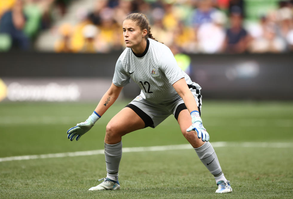 Matildas keeper Mackenzie Arnold makes mockery of Nike's World Cup