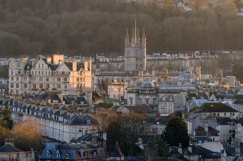 A view of Bath city centre