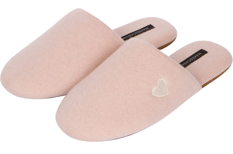 Naked Cashmere slippers. - Credit: Courtesy