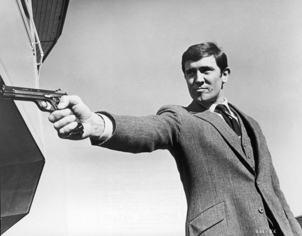 George Lazenby portrayed James Bond in the 1969 film “On Her Majesty’s Secret Service.” United Artists/Courtesy of Getty Images