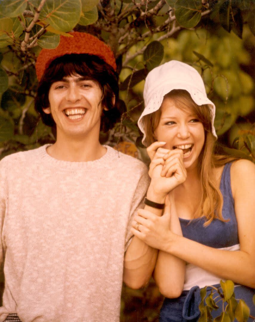 CIRCA 1966:  Guitarist George Harrison of the rock and roll band 