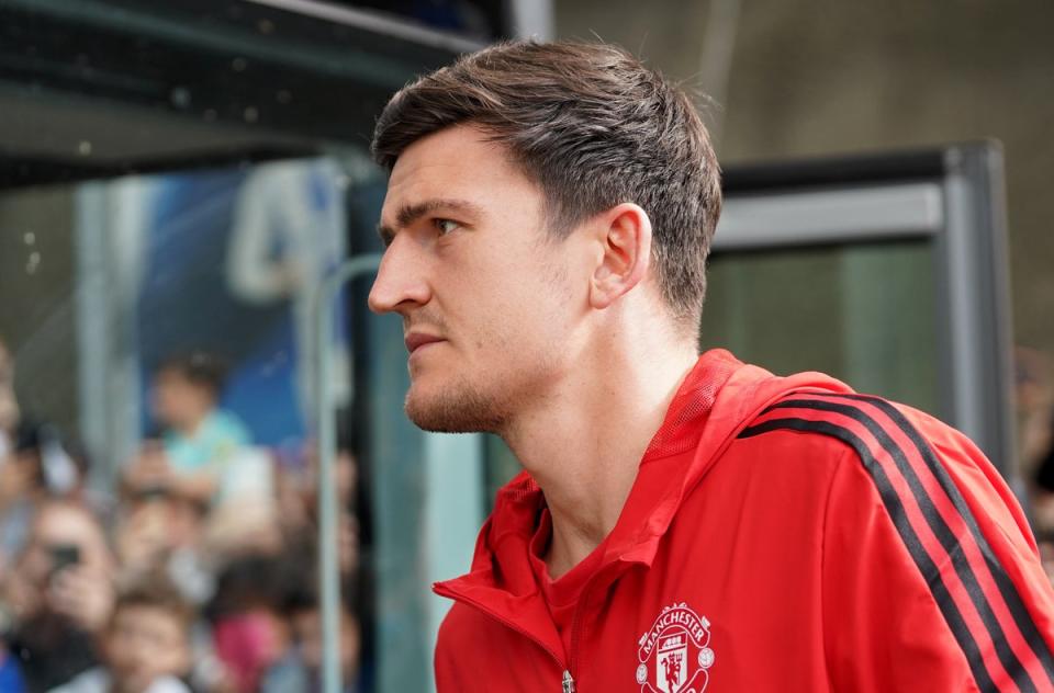 Manchester United captain Harry Maguire missed the win against Liverpool (Gareth Fuller/PA) (PA Wire)