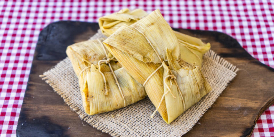 Tradicionales tamales hondureños. | Foto: Depositphotos