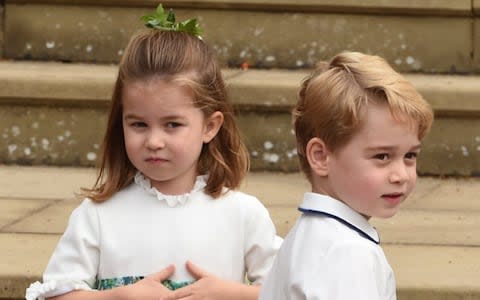 Prince George and Princess Charlotte will be first cousins to Prince Harry and Meghan's first child - Credit: WPA Pool