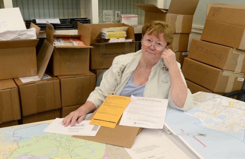 Barnstable Town Clerk Ann Quirk's office is filled with ballots for the Sept. 6 state primary election and also a pair of town councilor races as she readies for the fall election cycle.