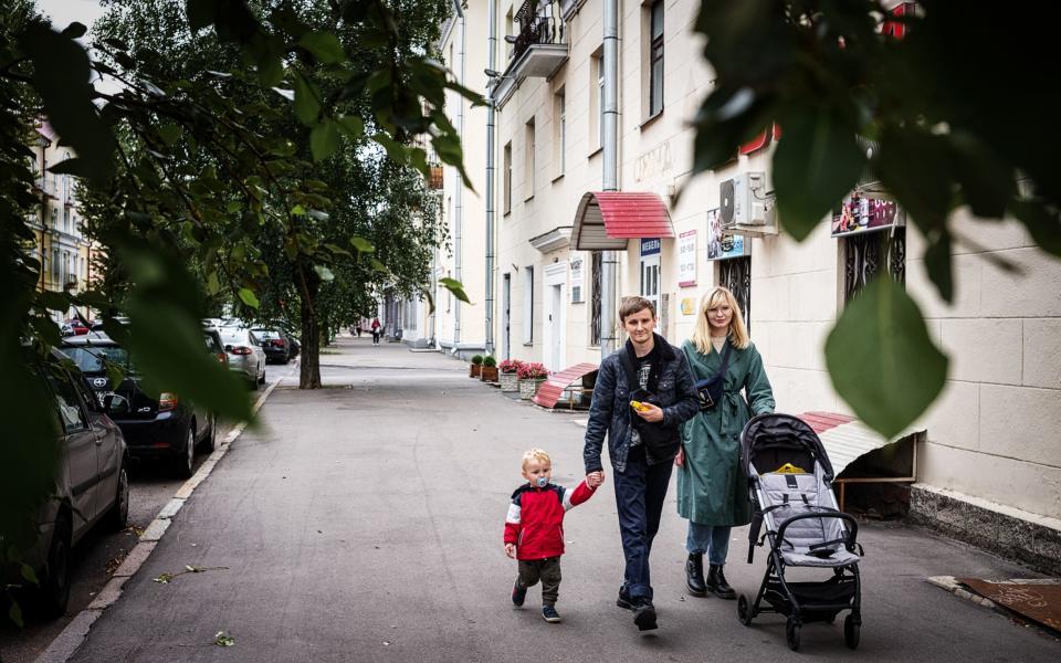 Rodion Tereshkov spent five days at the notorious Okrestina prison in Minsk after he was arrested and beaten up at an opposition protest on the election night - Misha Friedman