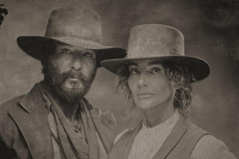 Tim McGraw as James and Faith Hill as Margaret of the Paramount+ original series 1883