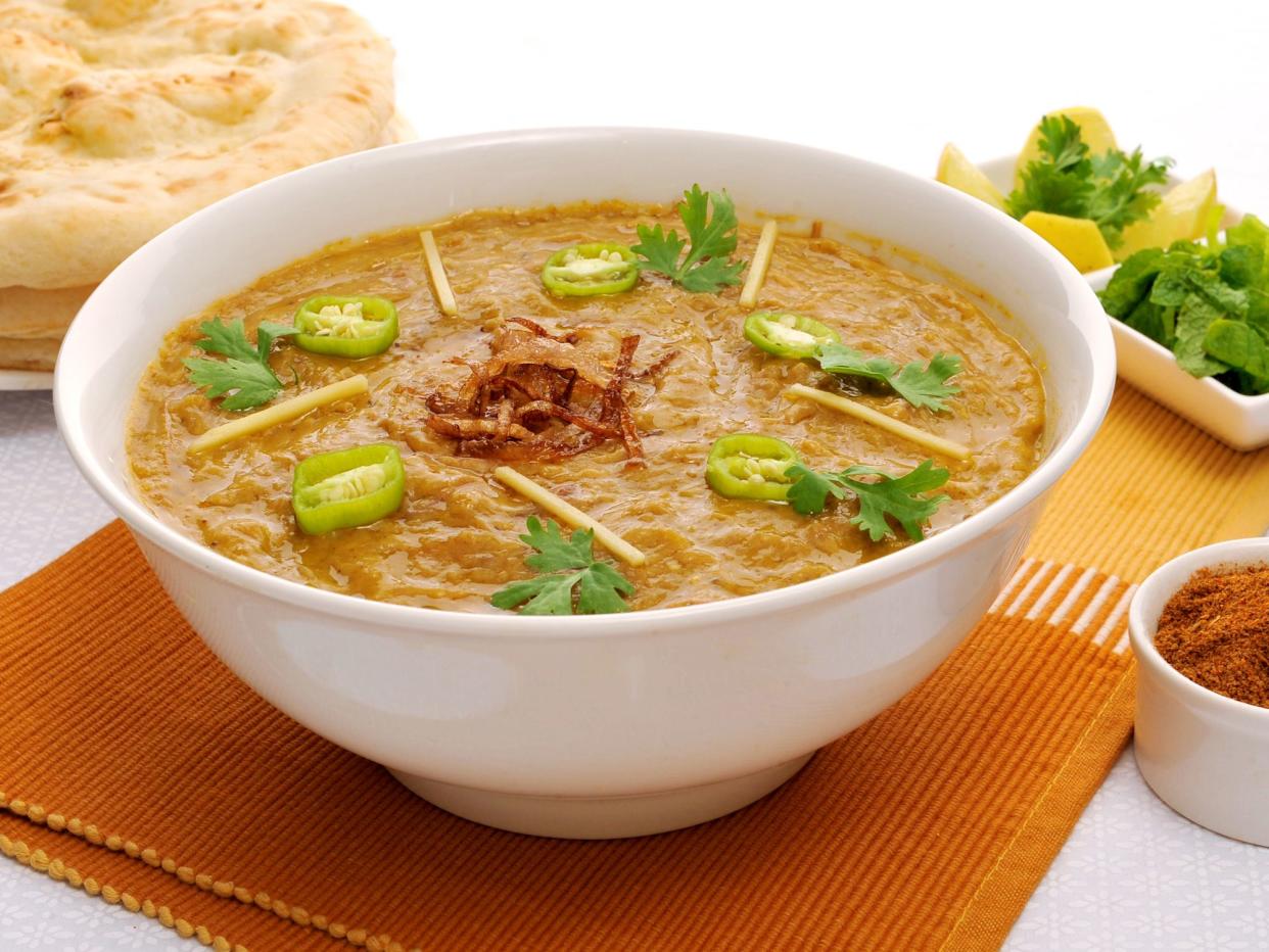 Delicious hot and healthy delhi haleem