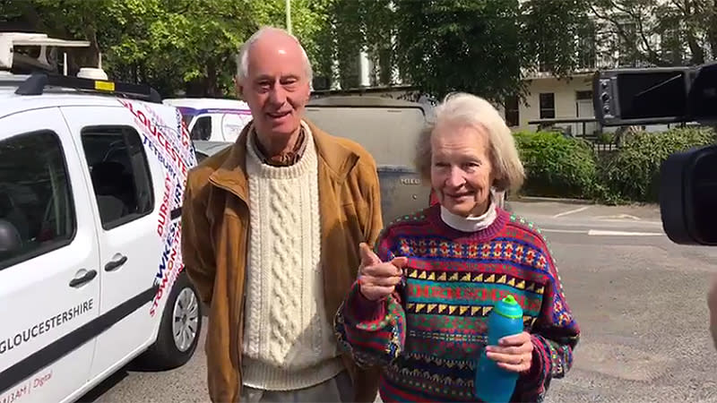 La pareja pensó que habían dejado el coche en la calle, no en un estacionamiento. Foto: gloucestershirelive.co.uk