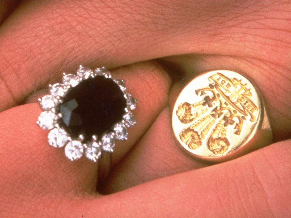 Prince Charles and Princess Diana engagement rings