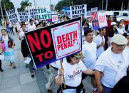 <p>Participants join a “procession” against plans to reimpose death penalty, promote contraceptives and intensify drug war during “Walk for Life” in Luneta park, metro Manila, Philippines Feb. 18, 2017. (Photo: Romeo Ranoco/Reuters) </p>