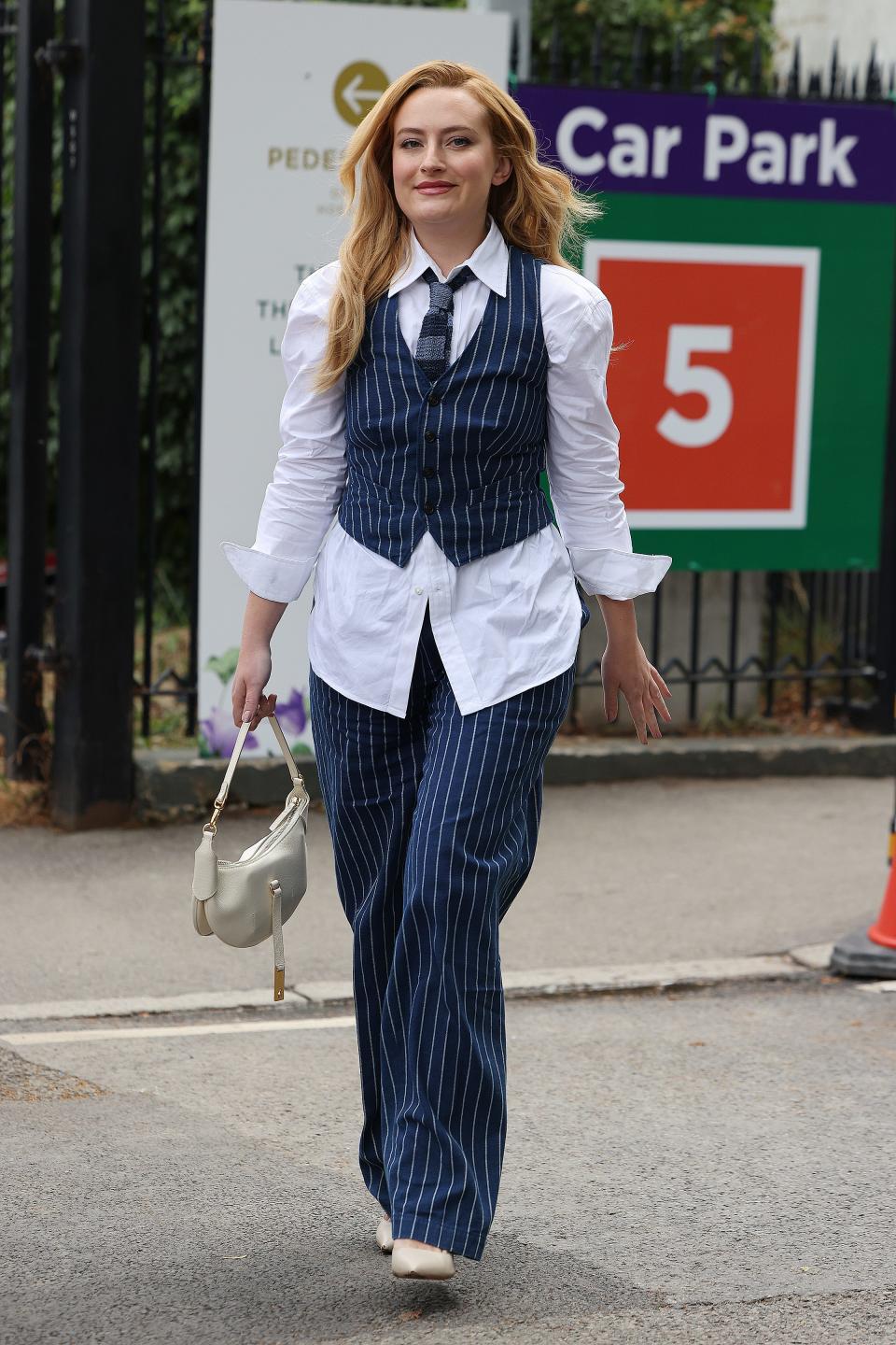 Amelia Dimoldenberg at day eight of Wimbledon.