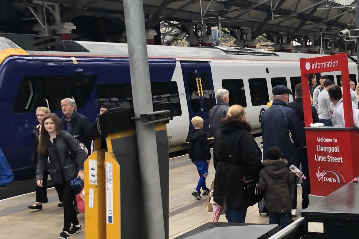 Going nowhere: Passengers at Liverpool Lime Street station face widespread disruption over the Eurovision weekend  (Simon Calder)