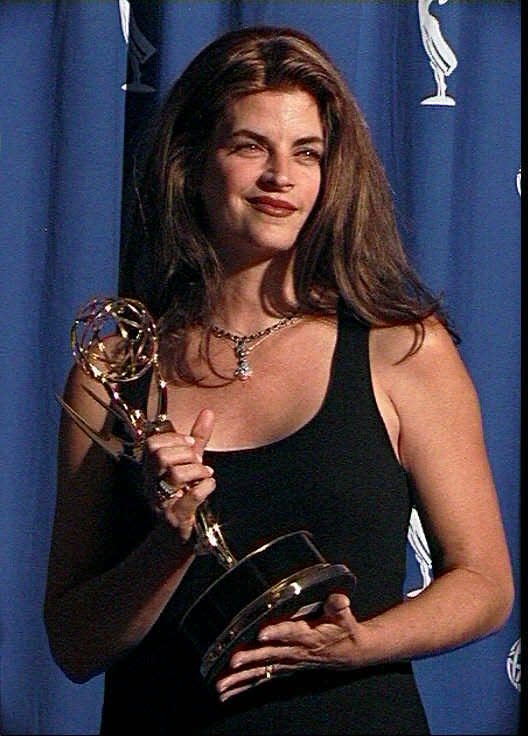 Sept. 11, 1994  Actress Kirstie Alley winning an Emmy Award for outstanding lead actress in a Special or Miniseries.