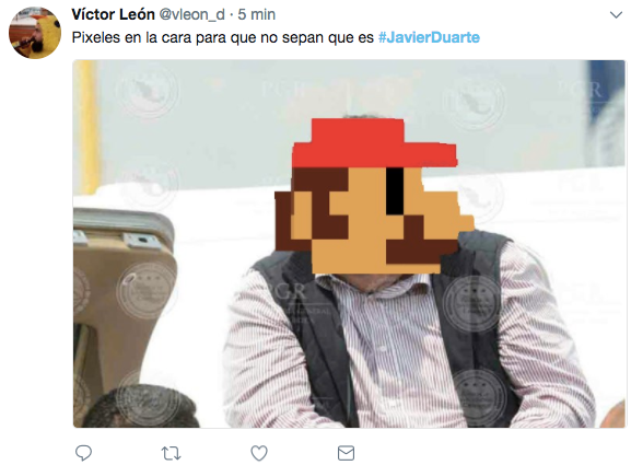 Memes por el traslado de Javier Duarte a México