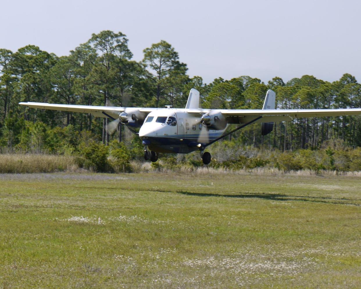 A C-145 used in training at the Wakulla County Airport