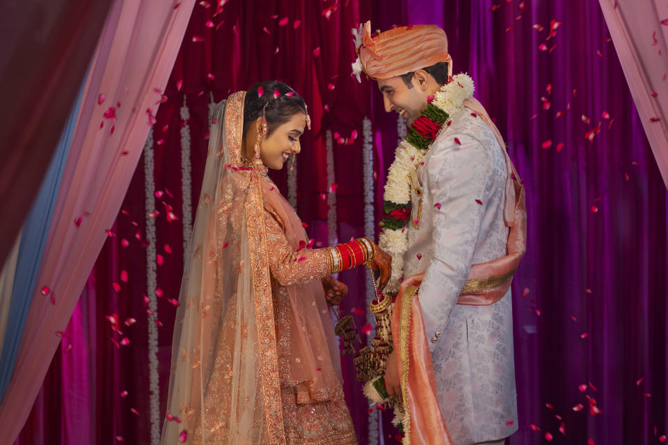 An Indian wedding ceremony