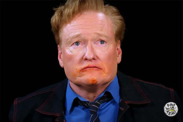 <p>First We Feast</p> Conan O'Brien on 'Hot Ones'