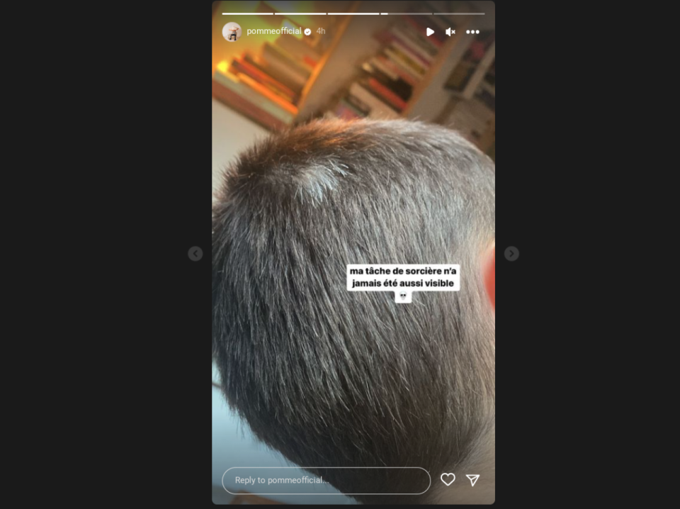 Sur Instagram, Pomme n’a rien caché de sa nouvelle coiffure, très courte.