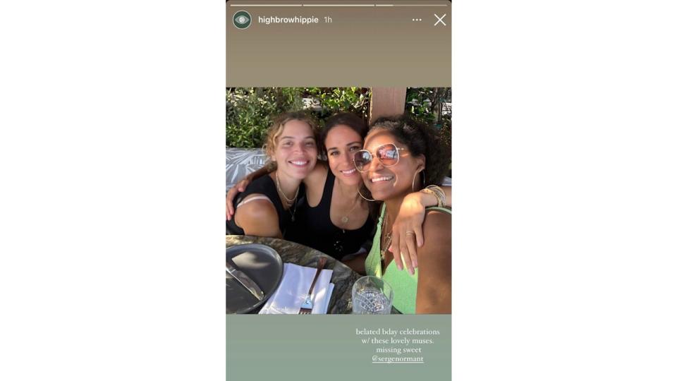 Meghan celebrated her birthday with close friends, Cleo Wade and Kadi Lee