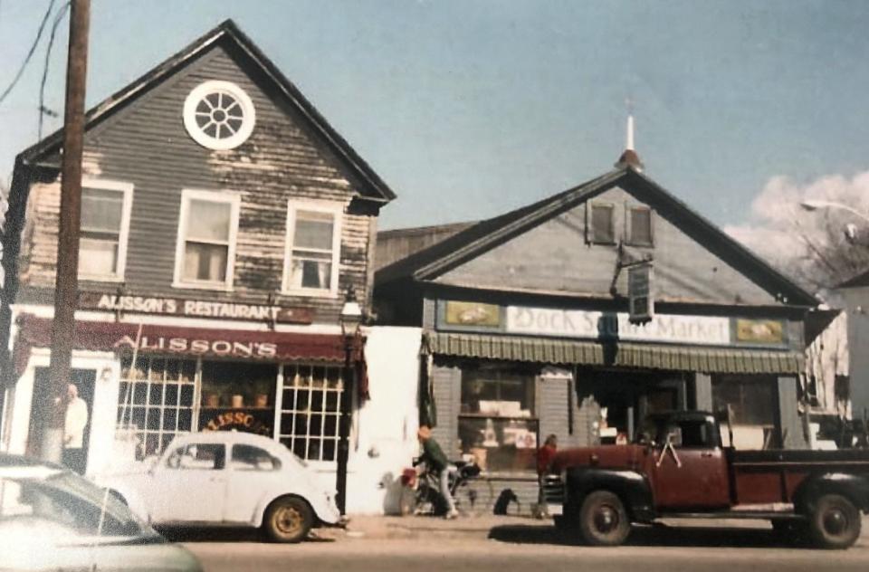 Located in Dock Square in Kennebunkport, Maine, Alisson's Restaurant is seen here during its earliest days in the 1970s. The popular restaurant is celebrating its 50th anniversary in 2023.