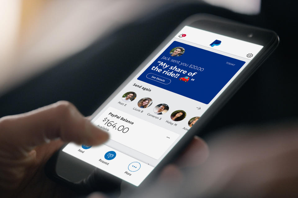 We wouldn't blame you for thinking PayPal's app has lost focus -- it seems