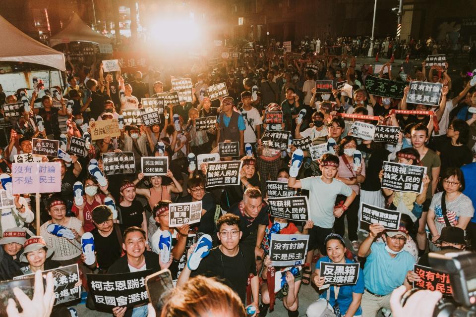 「我藐視國會」全台串連！高雄大路過，今晚預估3000人到場。民眾提供