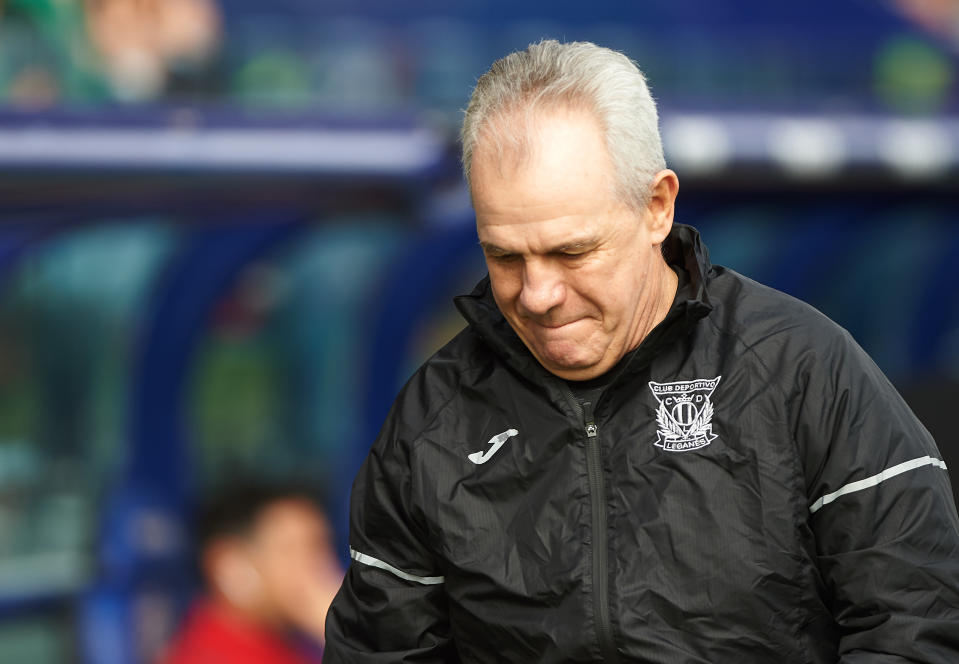 Javier Aguirre head coach of Leganes during the La Liga Santander match between Levante and CD Leganes at Estadio Ciutat de Valencia on February 8, 2020 in Valencia, Spain (Photo by Maria Jose Segovia/NurPhoto via Getty Images)