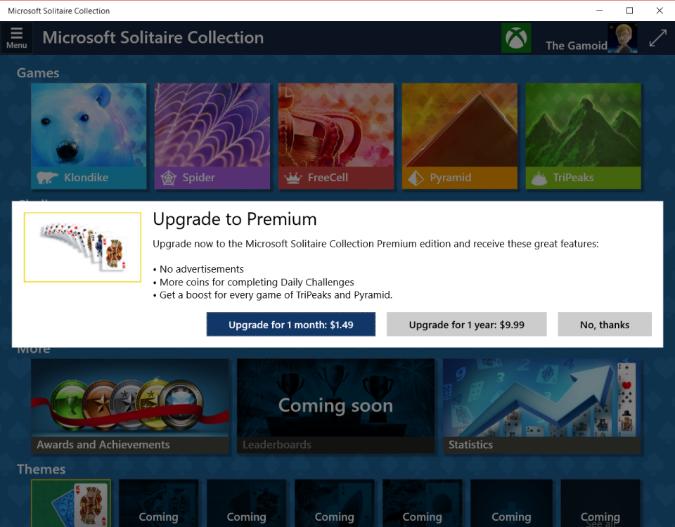 microsoft solitaire