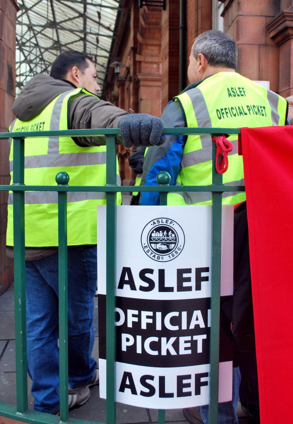 Members of the Aslef union will be taking part (Lewis Stickley/PA) (PA Archive)