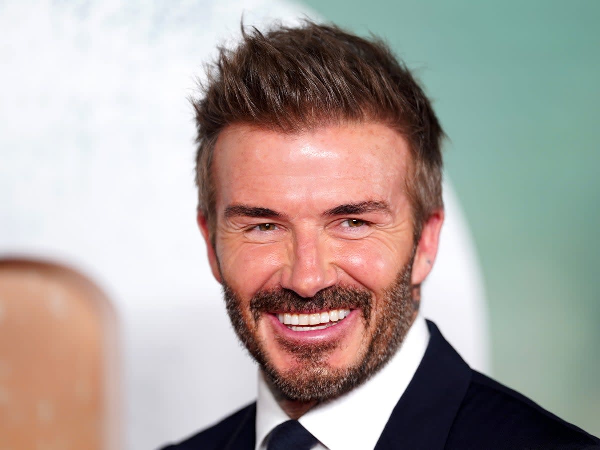 File. David Beckham  (Dominic Lipinski/Getty Images)