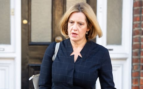 Home secretary Amber Rudd, London - Credit:  John Nguyen/JNVisuals