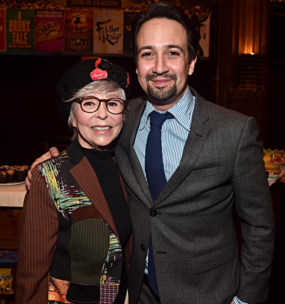 Rita Moreno and Lin-Manuel Miranda