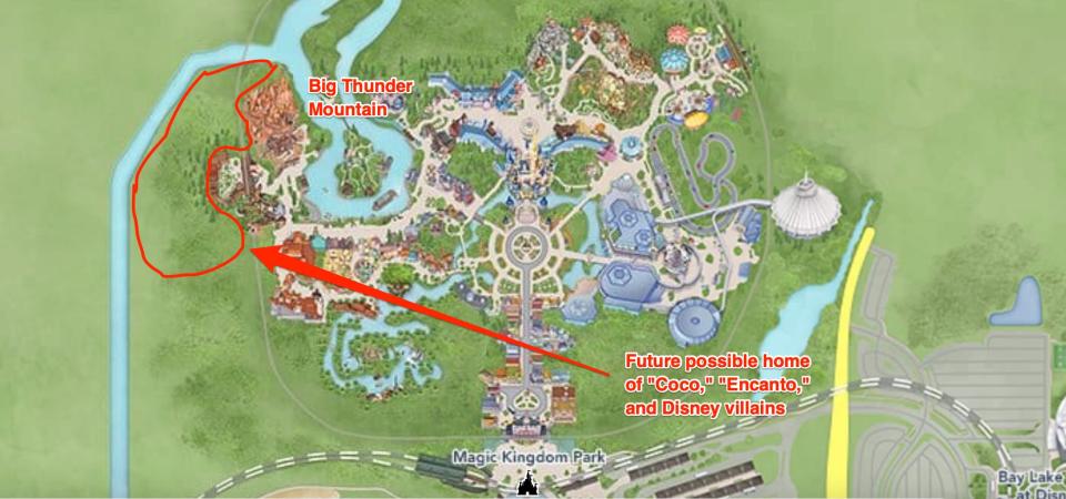 Disney Parks map