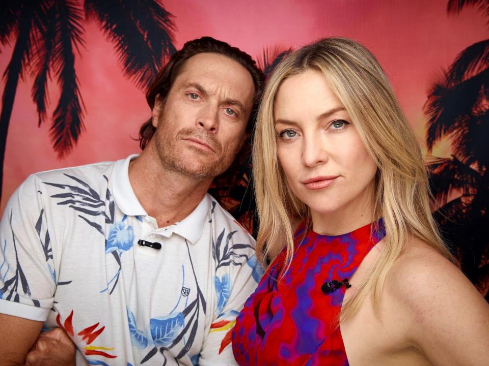 Oliver Hudson and Kate Hudson before appearing on "The Kelly Clarkson Show."