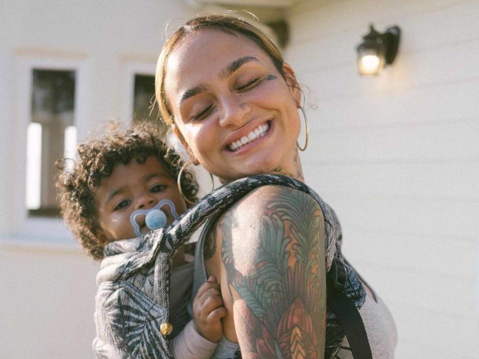 Kehlani/Instagram Kehlani and her daughter Adeya Nomi