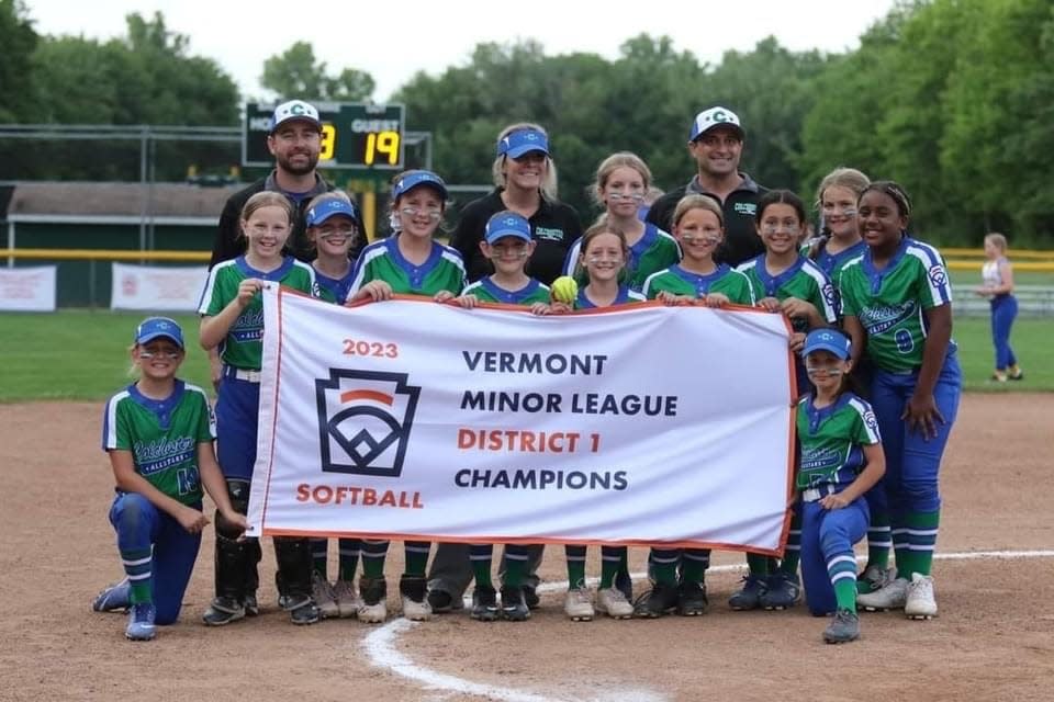 The Colchester 8-to-10-year-old Little League softball all-stars captured the District I title with a three-game sweep of Williston.