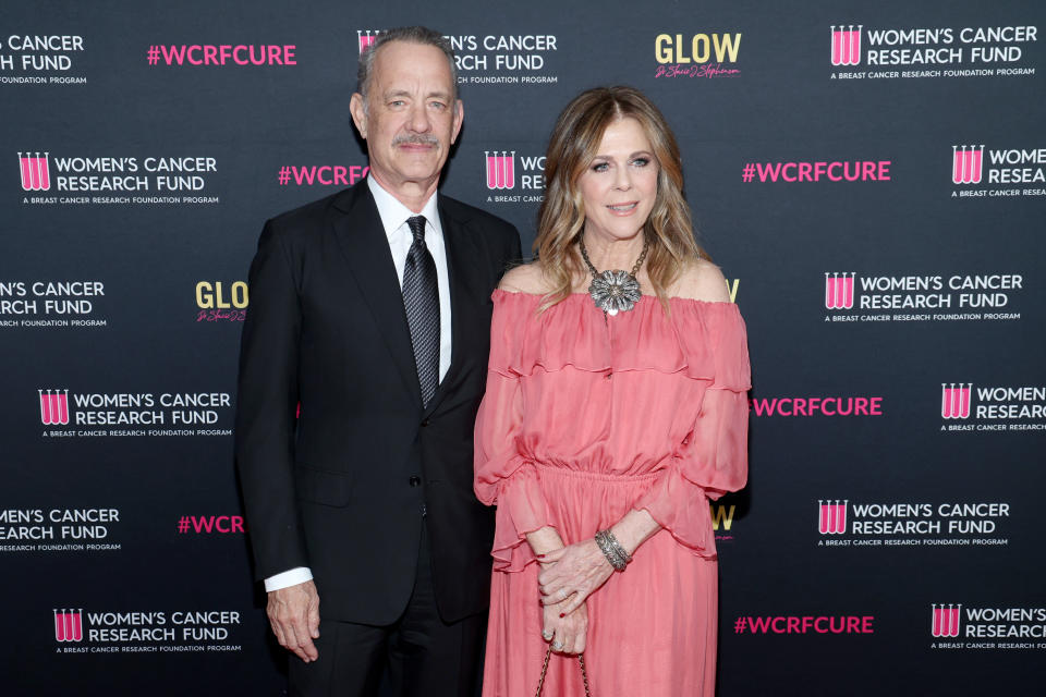 Tom Hanks and Rita Wilson at An Unforgettable Evening gala