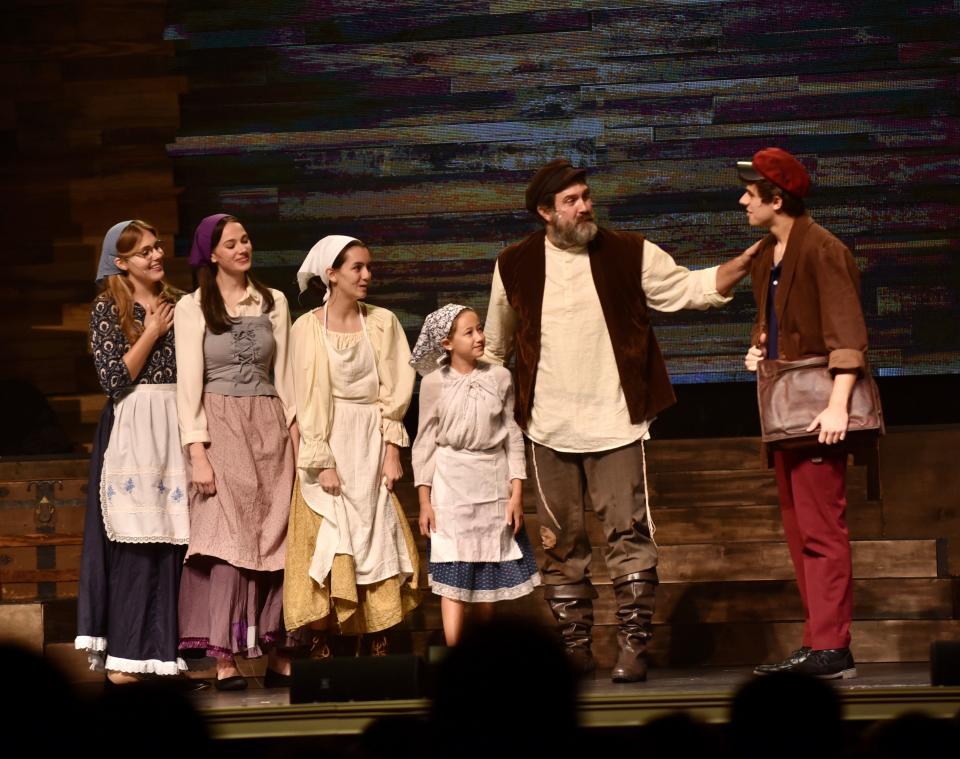 The cast of 'Fiddler on the Roof' at the Historic Savannah Theatre, running through Nov. 19.