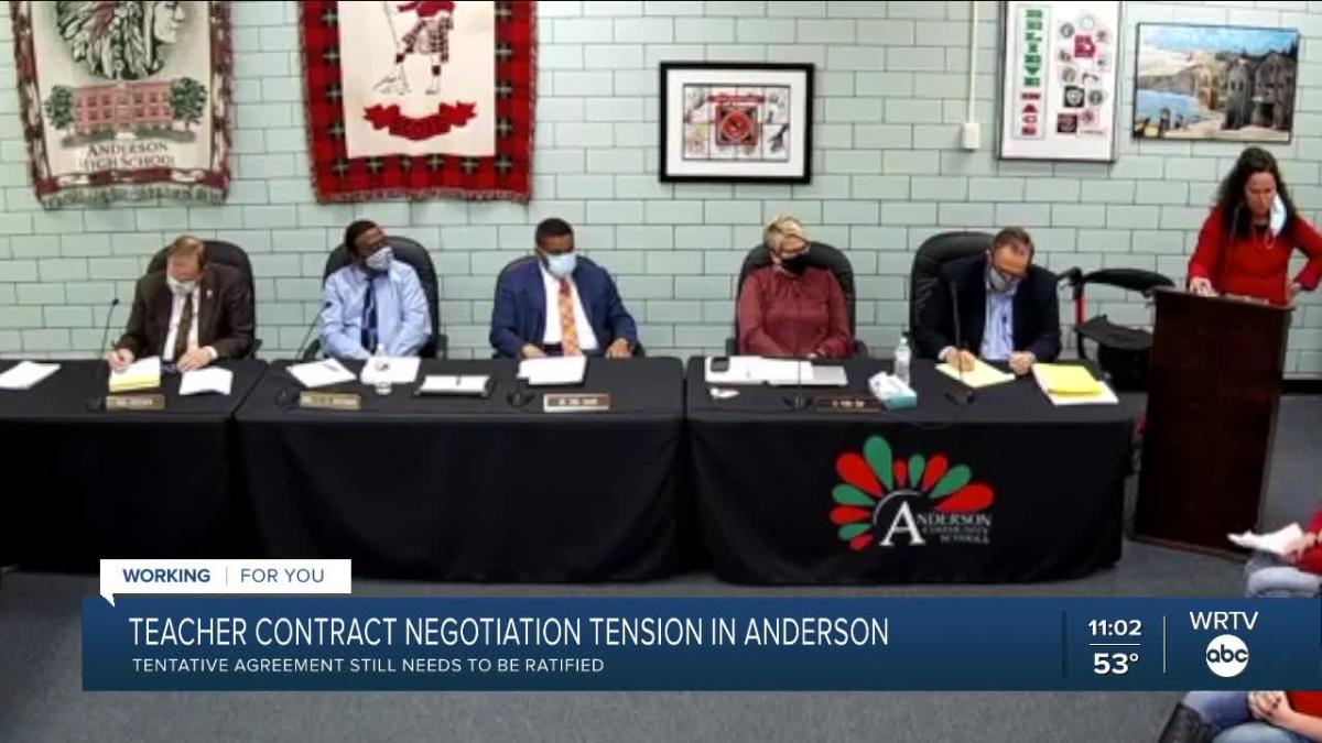 Teacher Contract Negotiation Tension in Anderson