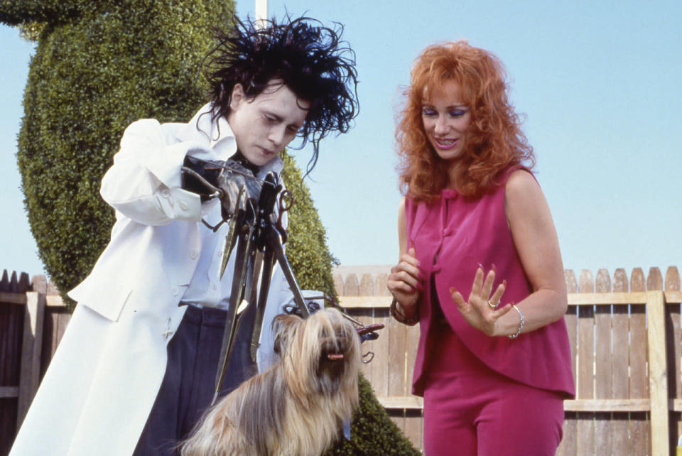 <p>Thompson politely declined to share exactly which scenes were shot before Johnny Depp began channeling her dog, only saying that she “can totally see the difference” when she watches the film. Incidentally, the dog that Edward is based on was a border collie mix Thompson had in early adulthood. “I swear to god, if she’d had a larynx she would have talked.” <br></p>