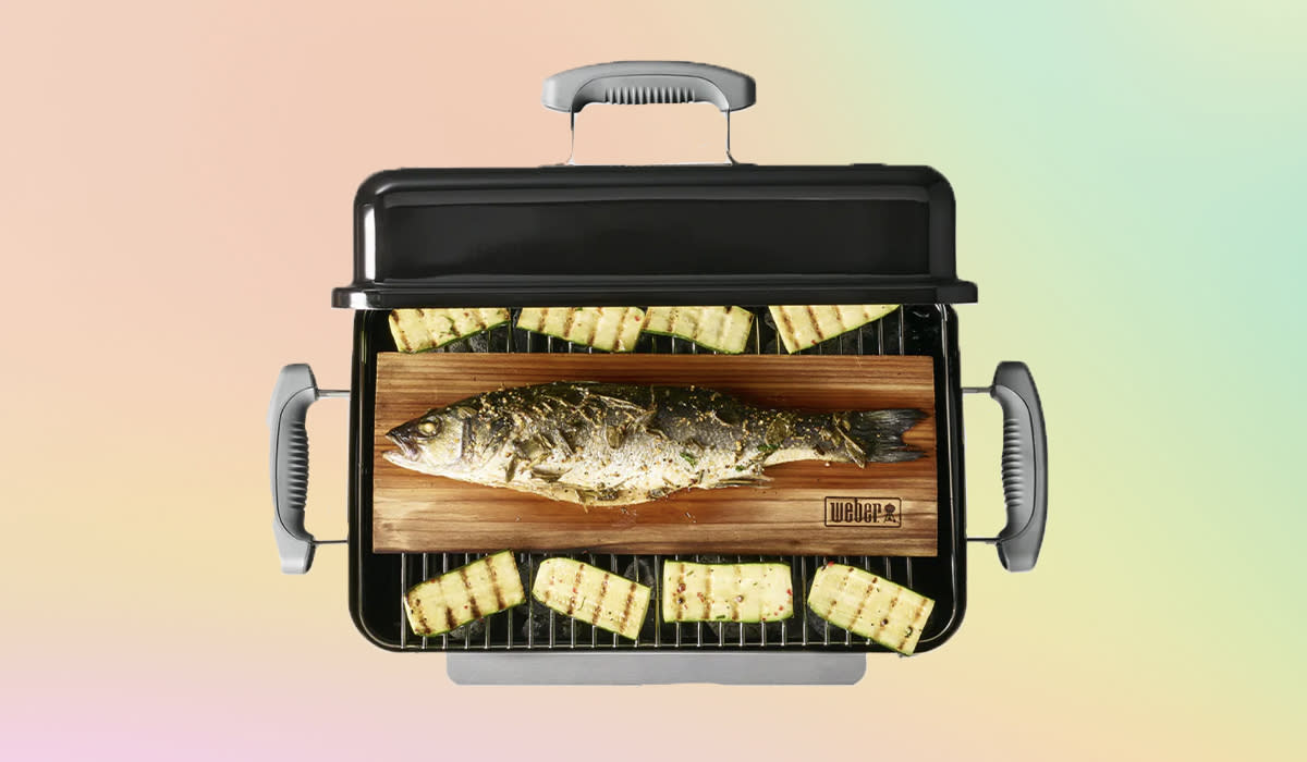 open portable grill