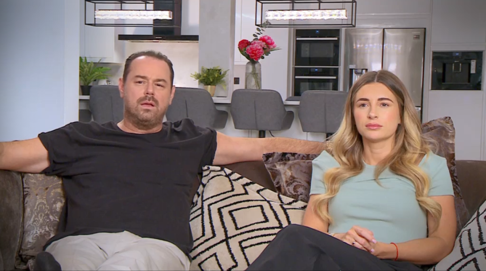 danny dyer and dani dyer on celebrity gogglebox