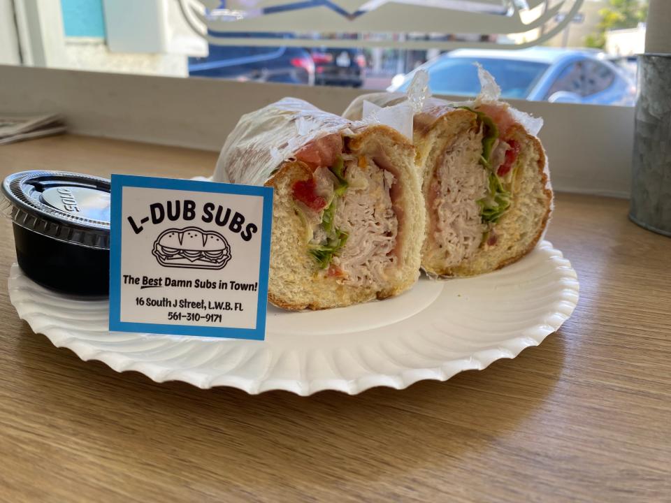 The Lake Quirky Club served at L-Dub Subs in downtown Lake Worth Beach.