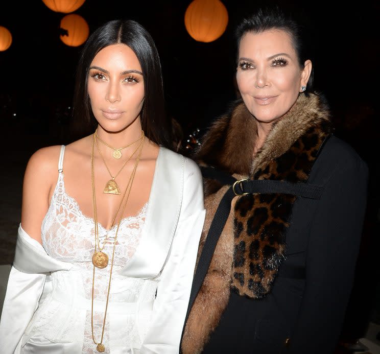 Kim Kardashian and Kris Jenner 