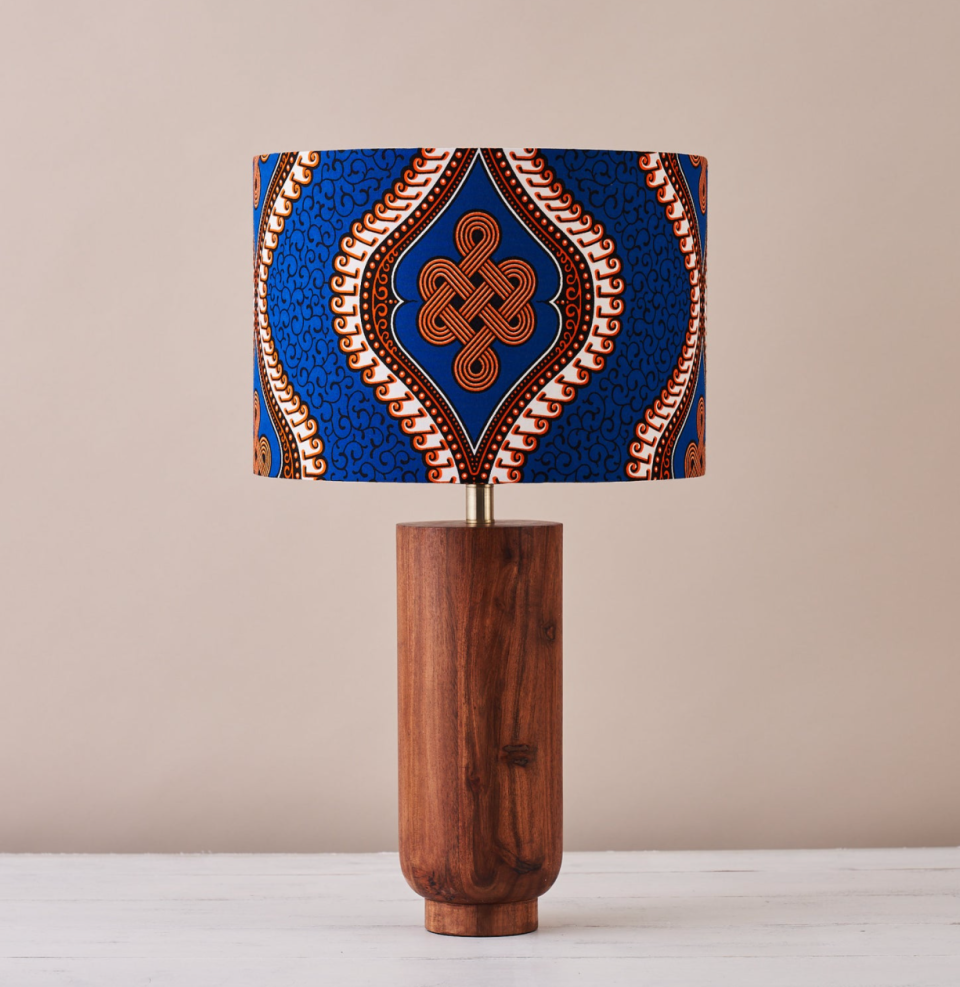 African Wax Print Drum Lampshade (Photo via Etsy)