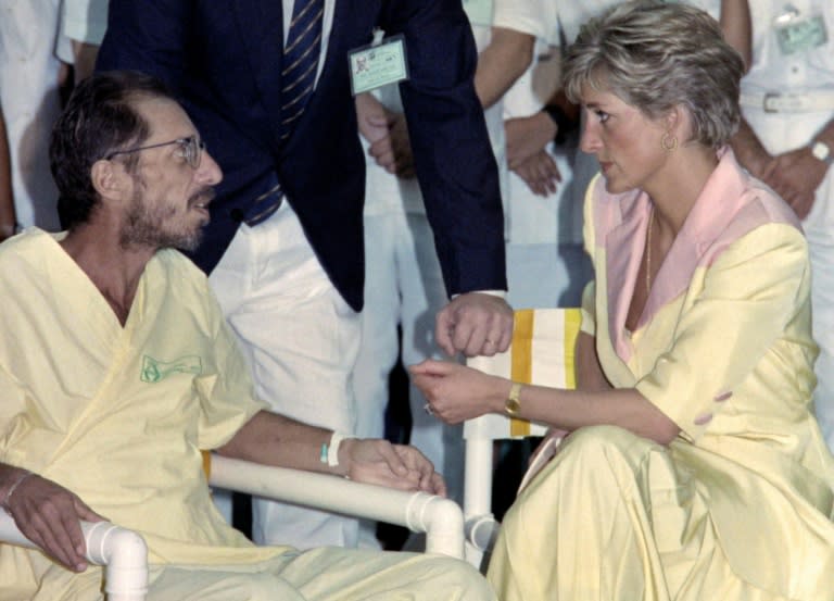 Pictures of the princess shaking hands with AIDS patients in 1987 helped to break down myths surrounding the disease